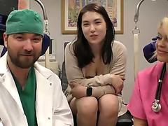 Korean gyno, japanese gyno exam uncensored