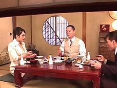 Business Dinner Meeting Turns Scandalous When A Threeway Happens - NipponCreampie