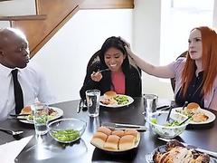 Asian Teen Hot Threesome With New Foster - Summer Hart