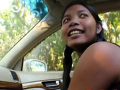 Thai girlfriend boob flash, thai teen no boobs